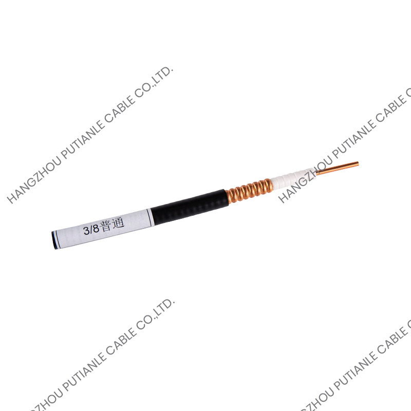 3/8 "Tabung Tembaga Bergelombang Annular Kabel Koaksial 50 Ohm