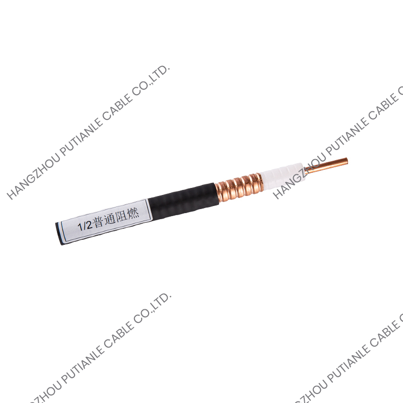 1/2 "Tabung Tembaga Bergelombang Annular Kabel Koaksial 50 Ohm
